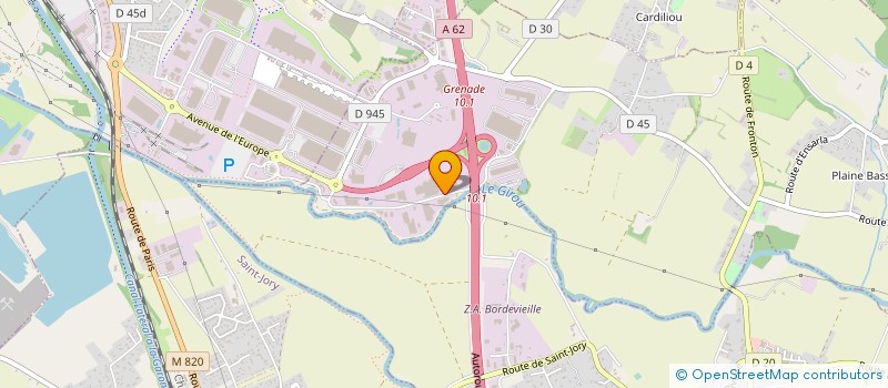 localisation de l'entreprise GIE LES VIGNERONS DU SUD OUEST à VILLENEUVE-LES-BOULOC