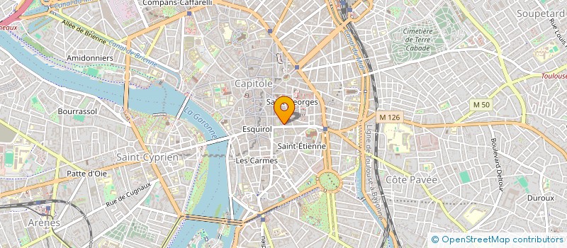 localisation de l'entreprise GIE LIBRAIRIES PRIVAT à TOULOUSE