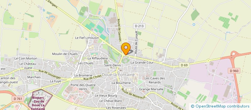 localisation de l'entreprise GIE LOIRE LINKS à DOUE-EN-ANJOU