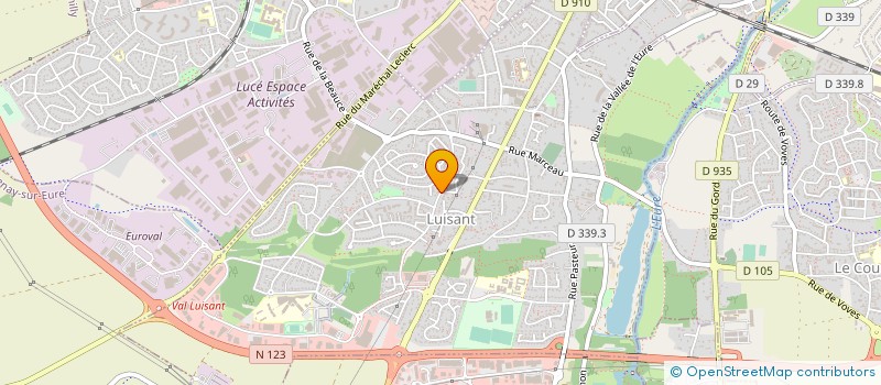 localisation de l'entreprise GIE LUISANT à LUISANT