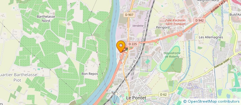 localisation de l'entreprise GIE M.D.P.S.P.  LE PONTET