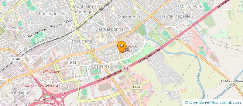 localisation de l'entreprise GIE MANAGE  NIMES