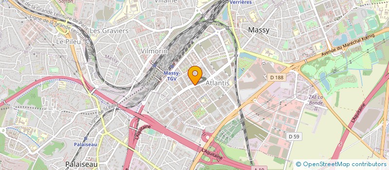 localisation de l'entreprise GIE MASSY CAMPUS à MASSY