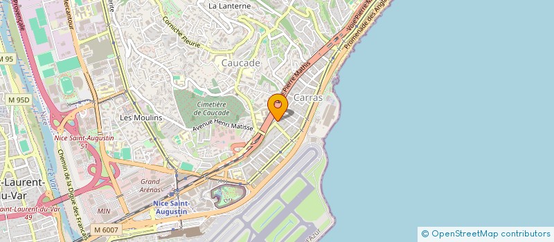 localisation de l'entreprise GIE MIMOSA DIFFUSIONS à NICE