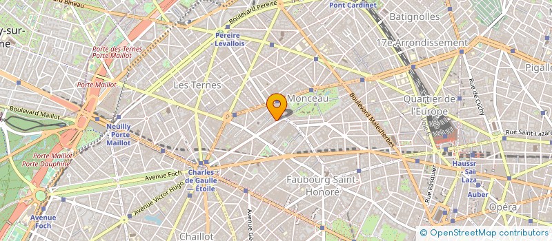 localisation de l'entreprise GIE MONCEAU à PARIS