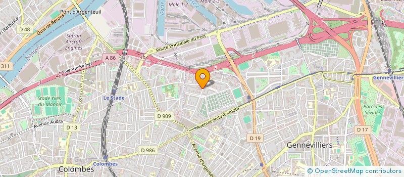 localisation de l'entreprise GIE MOURINOUX IM  ASNIERES-SUR-SEINE