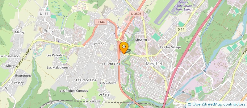 localisation de l'entreprise GIE MUTATIONS  POISY