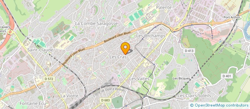localisation de l'entreprise GIE MUTUALITE FRANCAISE COMTOISE à BESANCON