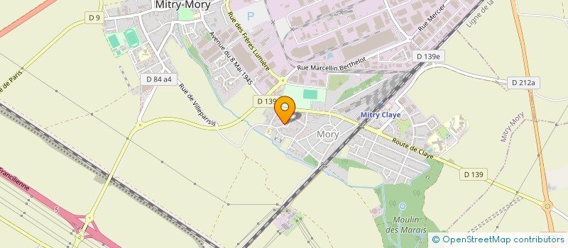 localisation de l'entreprise GIE NOVEPI à MITRY-MORY