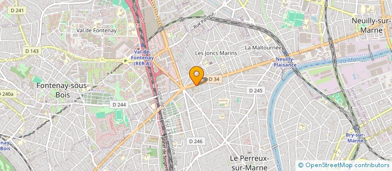 localisation de l'entreprise GIE O.L.M  LE PERREUX-SUR-MARNE