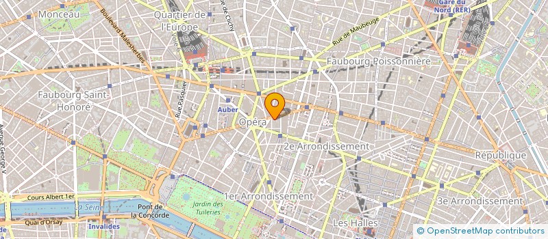 localisation de l'entreprise GIE OPERA à PARIS