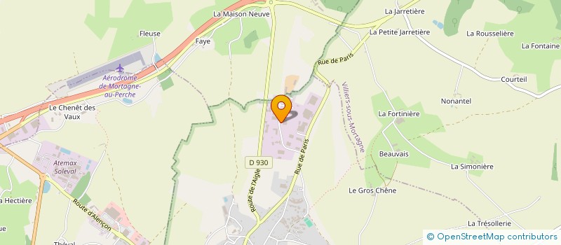 localisation de l'entreprise GIE ORNE SAVOUREUSE à MORTAGNE-AU-PERCHE
