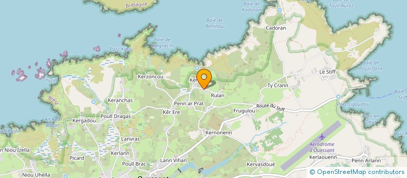 localisation de l'entreprise GIE OUESSANT DEVELOPPEMENT  OUESSANT