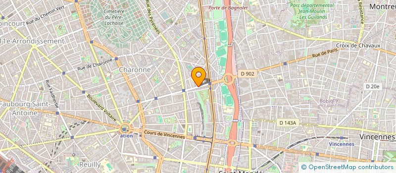 localisation de l'entreprise GIE PARIS EST  PARIS