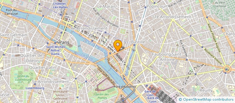 localisation de l'entreprise GIE PARISEINE  PARIS