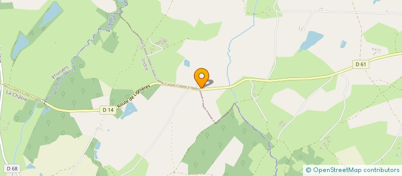 localisation de l'entreprise GIE PAYSANS DU SUD BERRY  SAINT-HILAIRE-EN-LIGNIERES