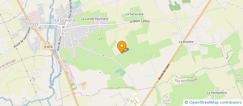 localisation de l'entreprise GIE PAYSANS ET FERMIERS BIO DE NORMANDIE à SOULEUVRE EN BOCAGE