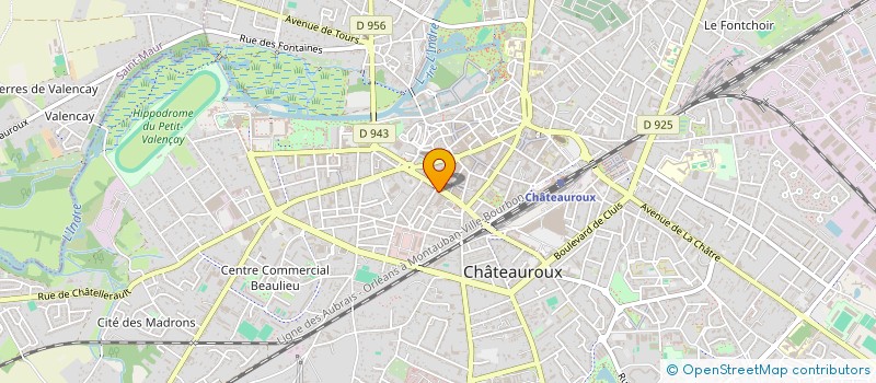 localisation de l'entreprise GIE PERFORMANCE à CHATEAUROUX