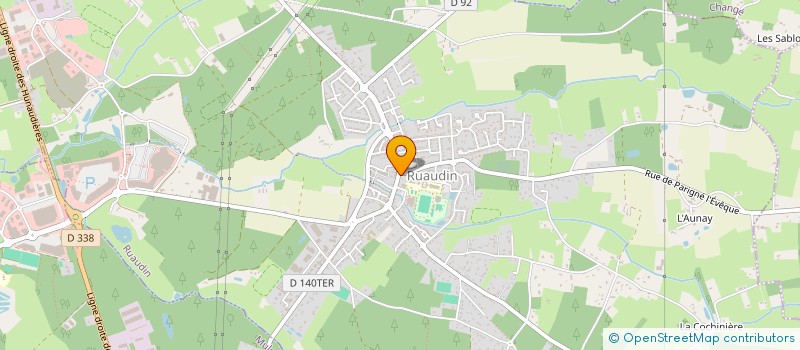 localisation de l'entreprise GIE PERIPHARM à RUAUDIN