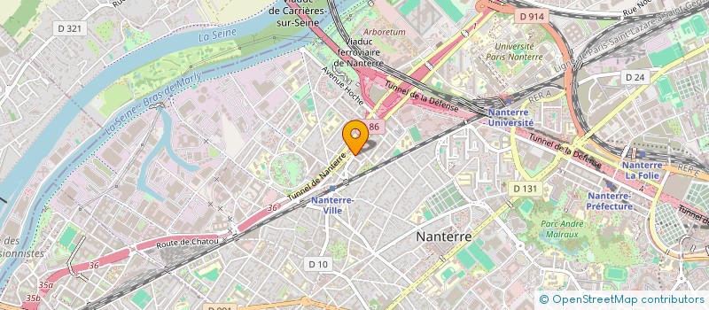 localisation de l'entreprise GIE PEX BIM  NANTERRE