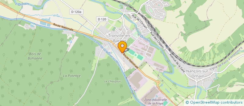 localisation de l'entreprise GIE PHARMA BARROIS à TRONVILLE-EN-BARROIS