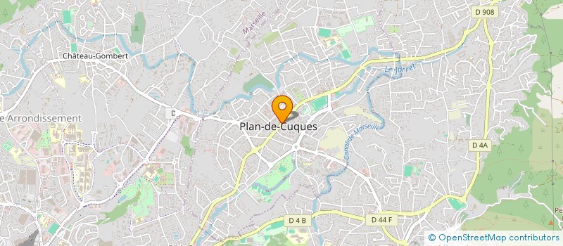 localisation de l'entreprise GIE PHARMACOM à PLAN-DE-CUQUES