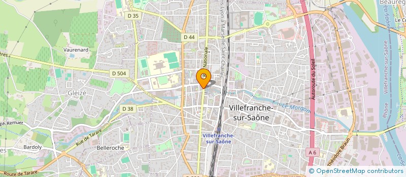 localisation de l'entreprise GIE PHARMAPROGRESS à VILLEFRANCHE-SUR-SAONE
