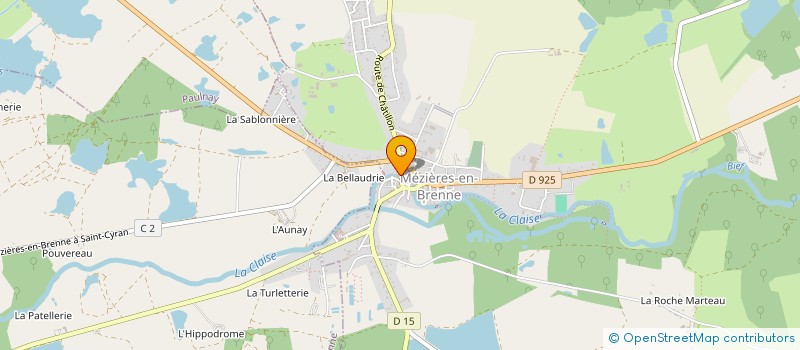 localisation de l'entreprise GIE PISCICULTURE SAINT MICHEL à MEZIERES-EN-BRENNE