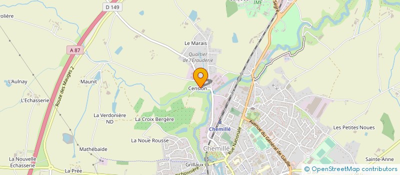 localisation de l'entreprise GIE POIREAU PERE ET FILS à CHEMILLE-EN-ANJOU