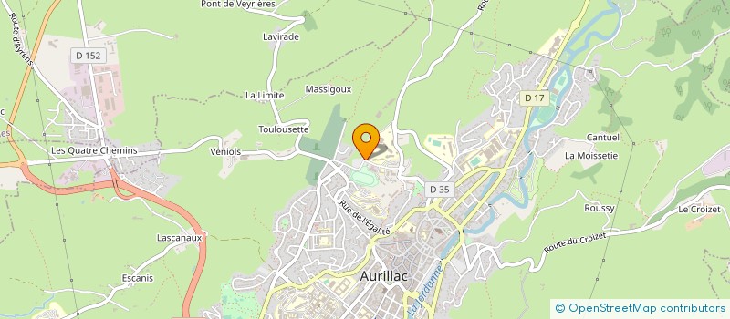localisation de l'entreprise GIE POLLED EXCELLENCE SALERS à AURILLAC
