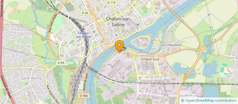 localisation de l'entreprise GIE PORLOURD CHALON à CHALON-SUR-SAONE