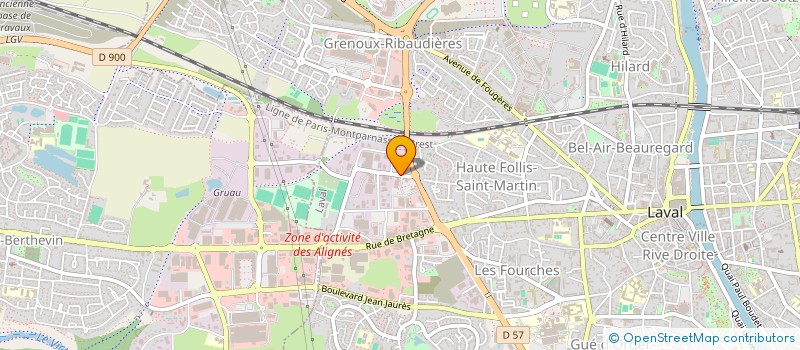 localisation de l'entreprise GIE POUR LA PROMOTION DE L AUTOMOBILE à LAVAL