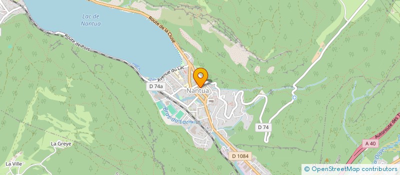 localisation de l'entreprise GIE PRESASSUR à NANTUA