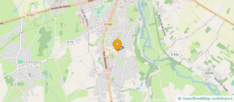 localisation de l'entreprise GIE RADIOLOGIE DE LA CHATRE à LA CHATRE