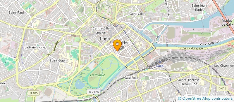 localisation de l'entreprise GIE REALISATIONS PRESTIGE CONSTRUCTIONS à CAEN