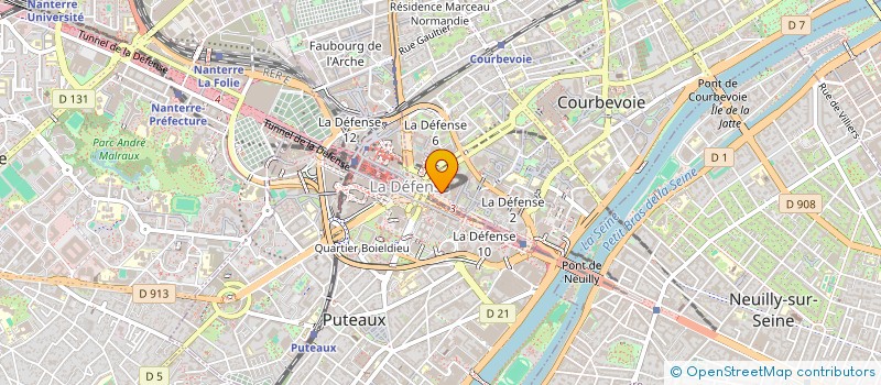 localisation de l'entreprise GIE REGISTRAR  COURBEVOIE