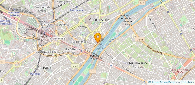 localisation de l'entreprise GIE RENE à COURBEVOIE