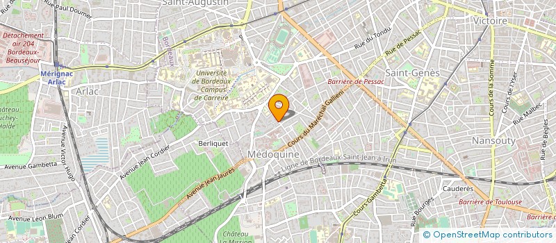 localisation de l'entreprise GIE RESEAU MEDICAL E-SANTE à BORDEAUX