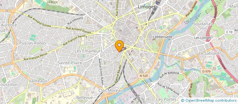 localisation de l'entreprise GIE RESIDENCE CITY CLUB à LIMOGES