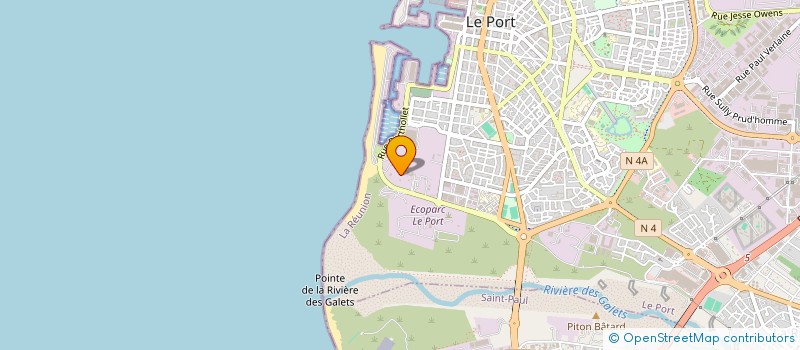 localisation de l'entreprise GIE REUNION DEGROUPAGE à LE PORT