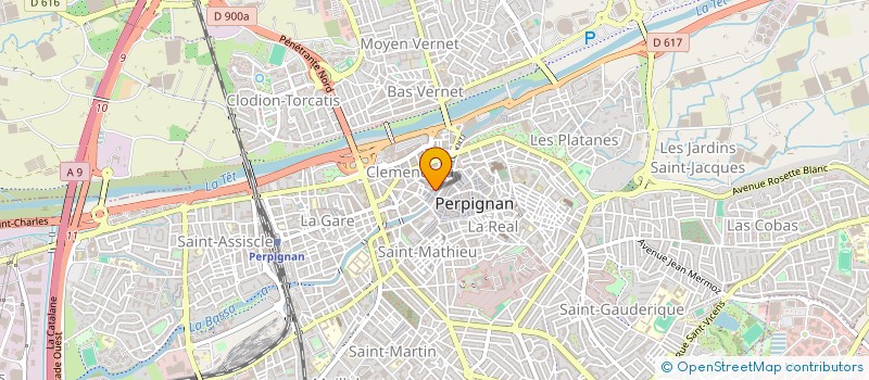 localisation de l'entreprise GIE RIVE GAUCHE à PERPIGNAN