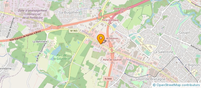 localisation de l'entreprise GIE SAINT HERBLAIN à SAINT-HERBLAIN