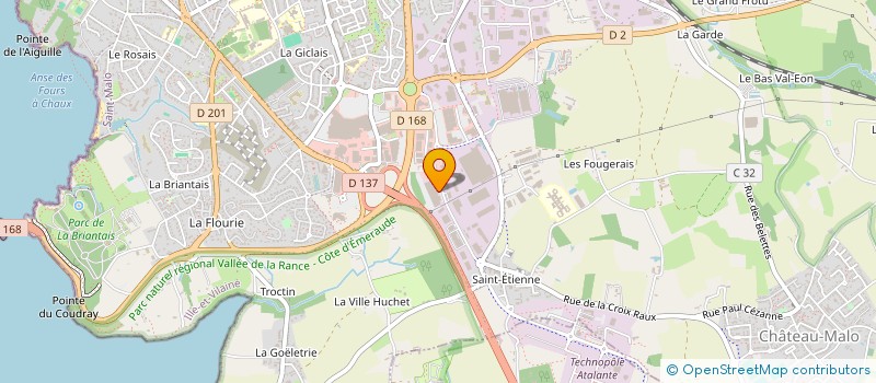 localisation de l'entreprise GIE SAINT MALO à SAINT-MALO