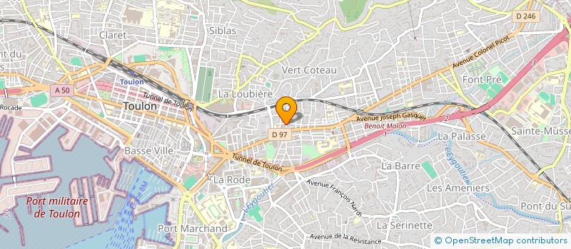 localisation de l'entreprise GIE SAINTE MARGUERITE à TOULON