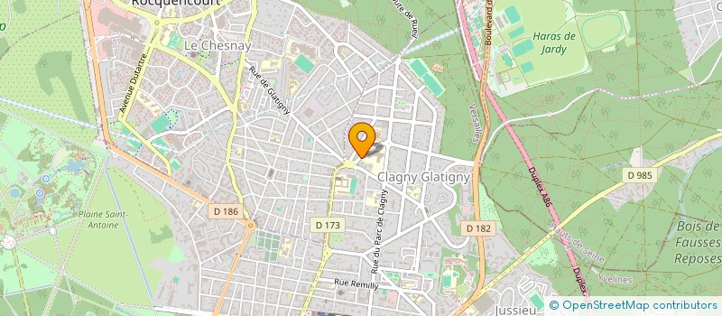 localisation de l'entreprise GIE SCANNER IRM PORTE VERTE à VERSAILLES