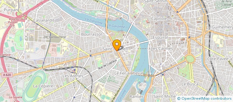 localisation de l'entreprise GIE SCANNER RIVE GAUCHE à TOULOUSE