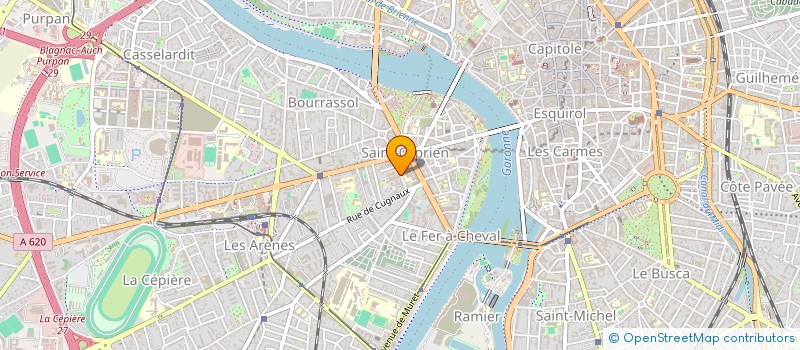 localisation de l'entreprise GIE SCANNER TOULOUSE SAINT CYPRIEN à TOULOUSE
