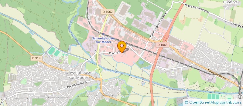 localisation de l'entreprise GIE SCHWEIGHOUSE ENROBES  SCHWEIGHOUSE-SUR-MODER