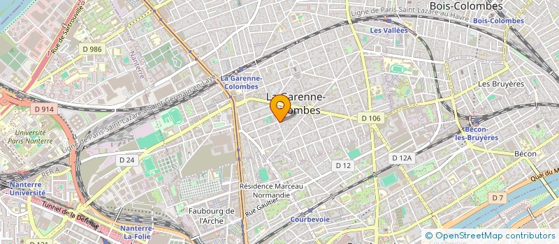 localisation de l'entreprise GIE SECO à LA GARENNE-COLOMBES