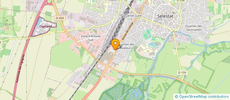 localisation de l'entreprise GIE SELESTAT  SELESTAT